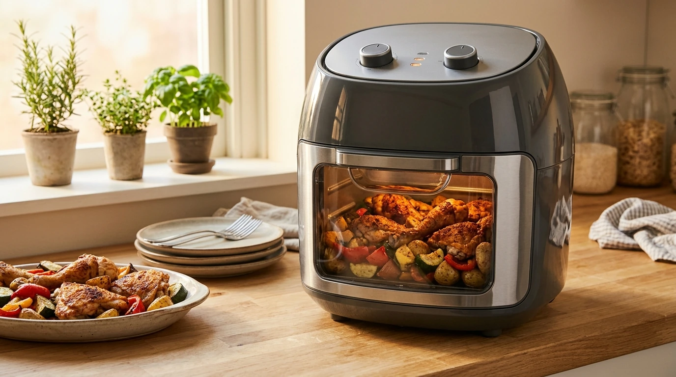 12L Air Fryer with Viewing Window for Family Meals