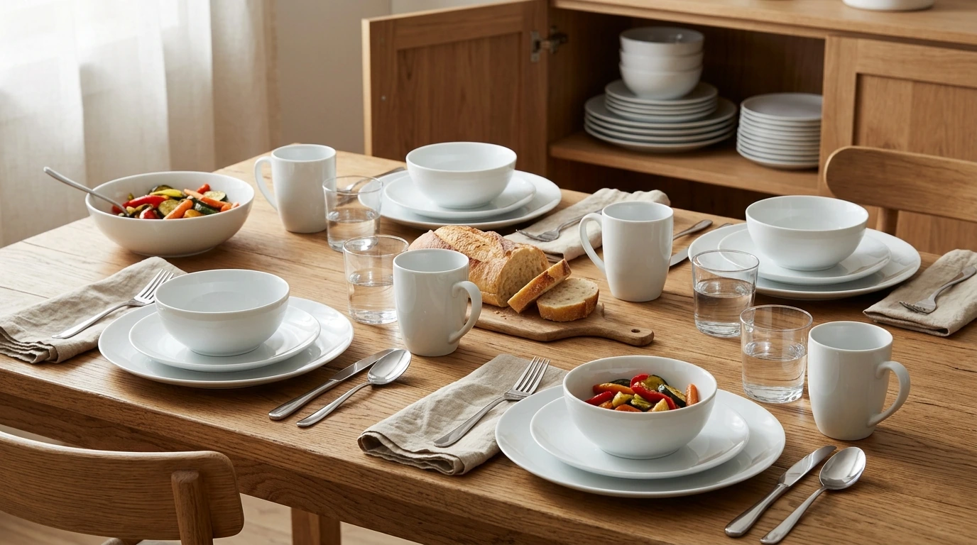 Porcelain Dinnerware Set Guide: Size, Safety & Style