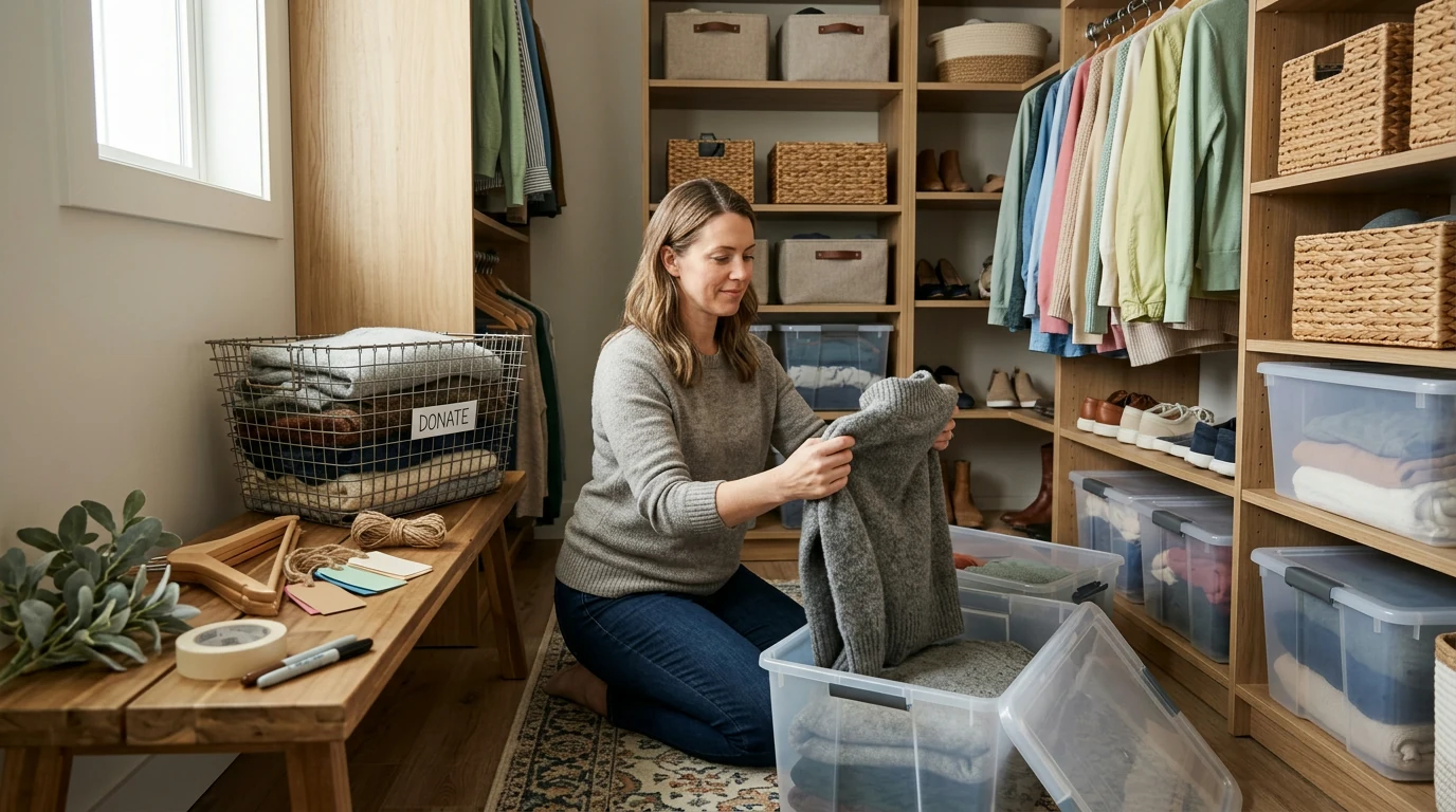 Seasonal Organization Toolkit: Closet, Storage & Labels