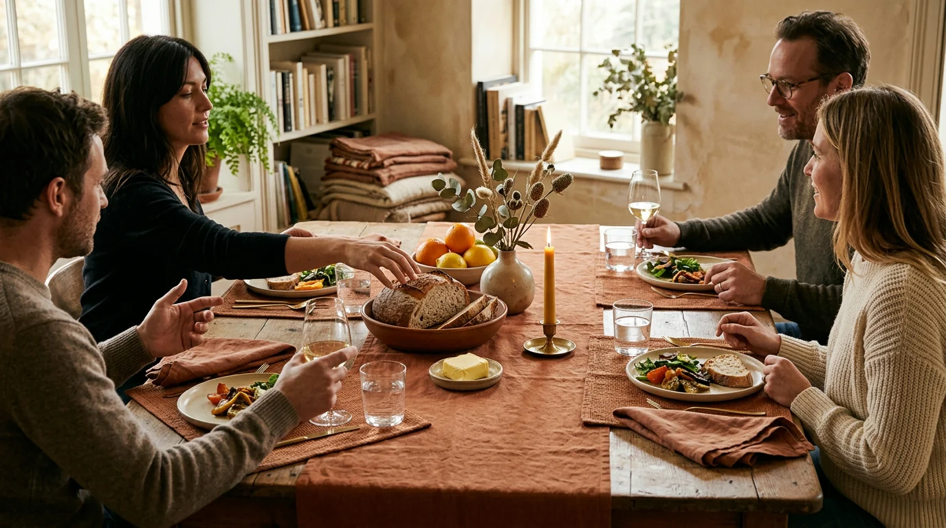 Cozy Hosting Made Easy: Warm-Mood 4-in-1 Table Pack