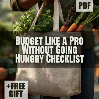 Weekly Food Budget Checklist: Eat Well, Spend Less